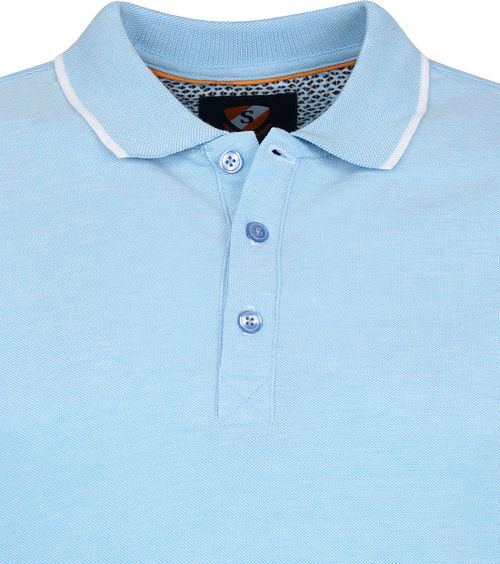 Suitable Oxford Polo Bleu Clair Product / Detail