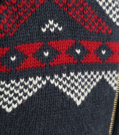 Superdry Cardigan Zip Bleu foncé Product / Detail