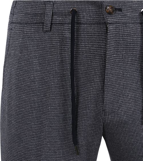 Suitable Pantalon Jersey Pied De Poule Navy Product / Detail