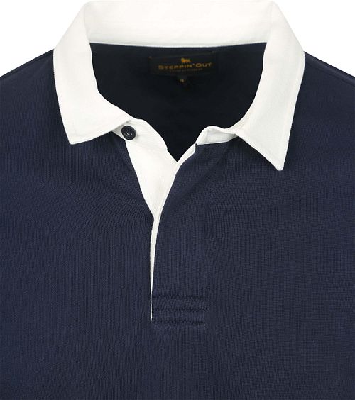 Steppin' Out Rugby Polo Marine Product / Detail
