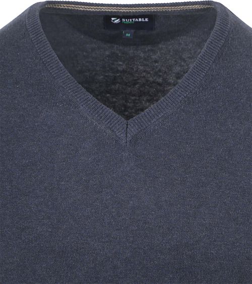 Pullover melange blu navy Suitable Respect Vinir Product / Detail