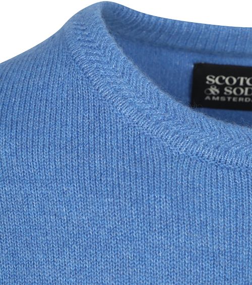 Pullover in maglia soft Scotch and Soda blu Product