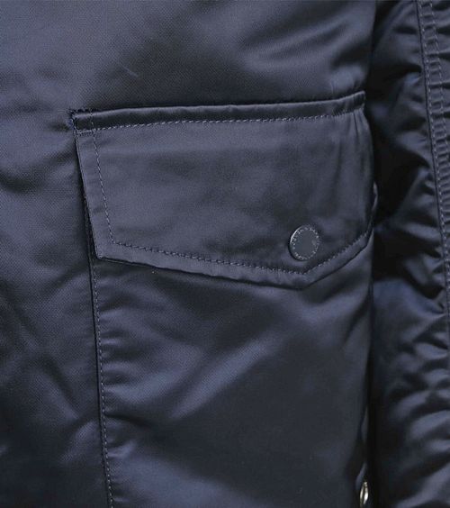 Scotch and Soda Satin Bomberjack Navy Product / Detail