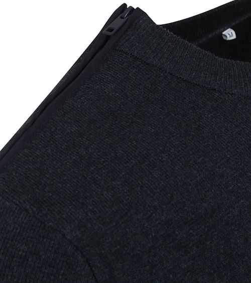 Blue Industry Pullover Grau Reißverschluss Product / Detail