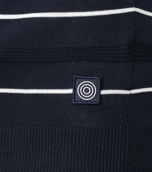 Blue Industry Pullover Stripe Donkerblauw Product / Detail
