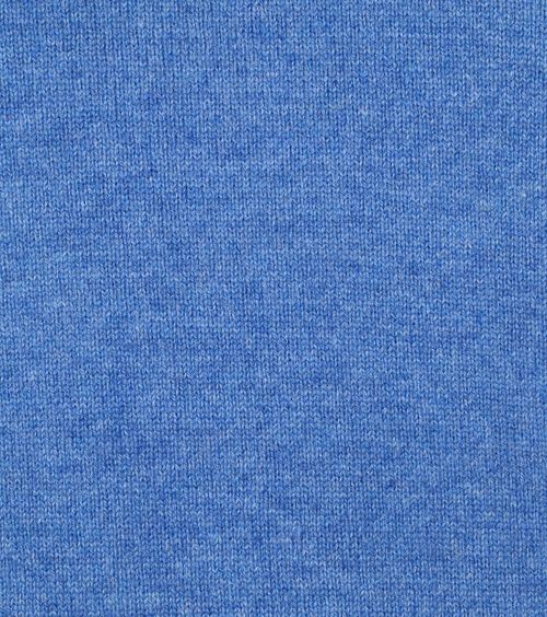 William Lockie V-Neck Lambswool Light Blue