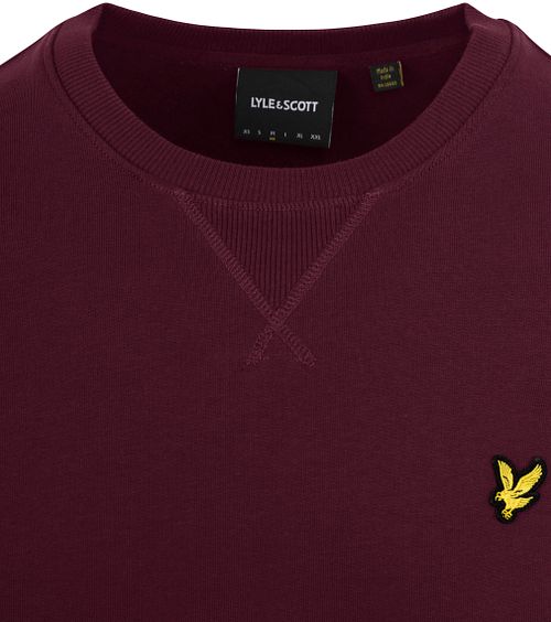 Maglione Lyle & Scott bordeaux Product / Detail