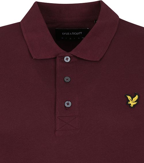 Lyle & Scott Polo Bordeaux Product / Detail