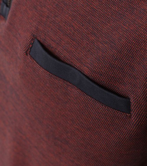 Casa Moda Halv Zip Trøje Bordeaux Product / Detail