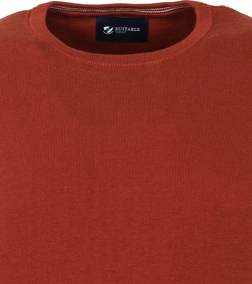 Suitable Respect Oini Pullover O-Ausschnitt Rost Product / Detail