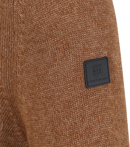 State Of Art Half Zip Pullover Melange Camel Braun Product / Detail