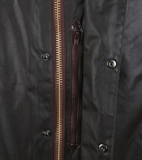 Brązowa woskowana kurtka Barbour Beaufort Product / Detail