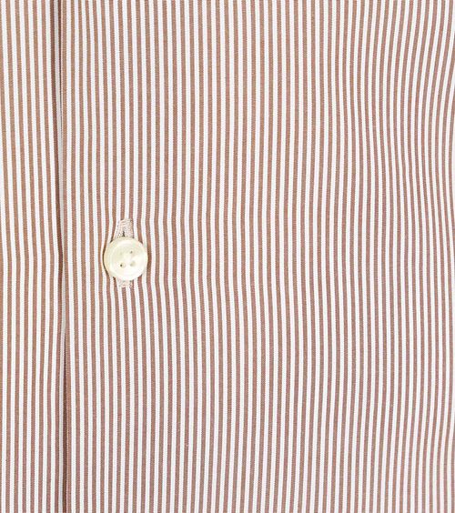 Steppin' Out Koszula w paski brązowa Product / Detail