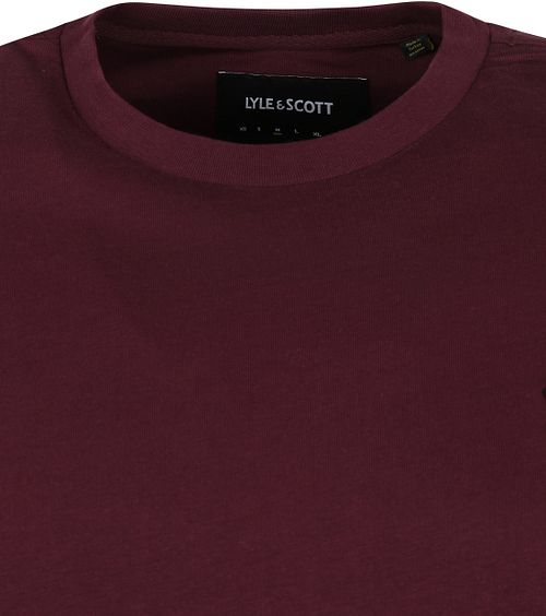 Lyle and Scott T Shirt Burgundy Product / Detail