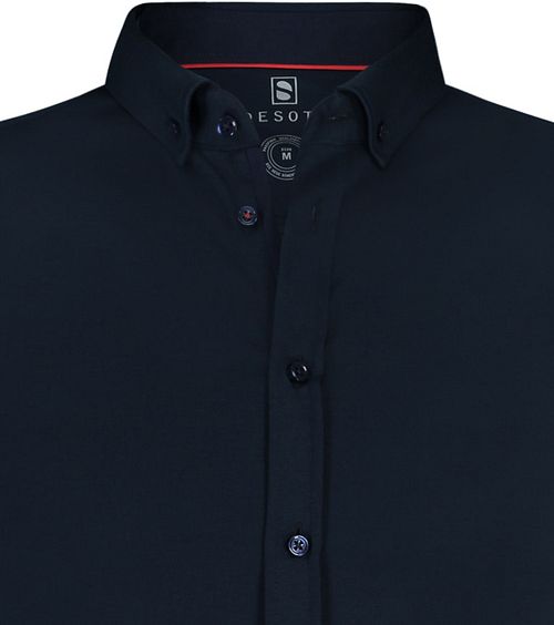Camicia Desoto a maniche corte blu navy 057 Product / Detail