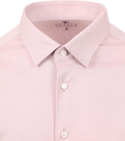 Camicia Desoto no stiro con colletto Kent rosa Product / Detail