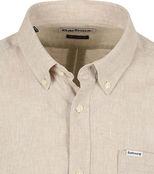 Camisa Barbour Nelson Tailored Stone Beige Product / Detail