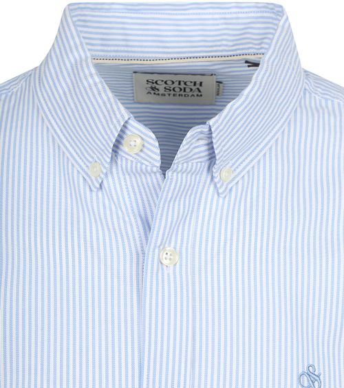 Camisa de rayas Scotch and Soda azul claro Product / Detail
