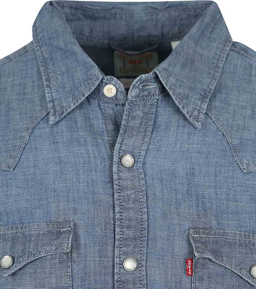 Camisa Western Barstow de Levi's en azul medio Product / Detail