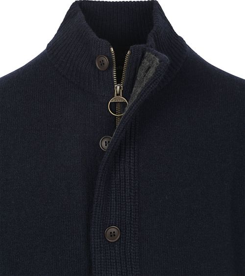 Cárdigan Barbour Patch en azul marino Product / Detail