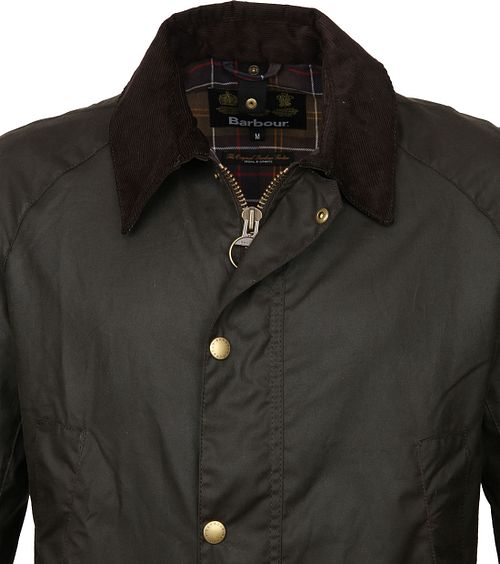 Chaqueta Barbour Ashby Wax en color oliva Product / Detail