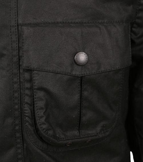 Chaqueta encerada Barbour Corbridge negra Product / Detail