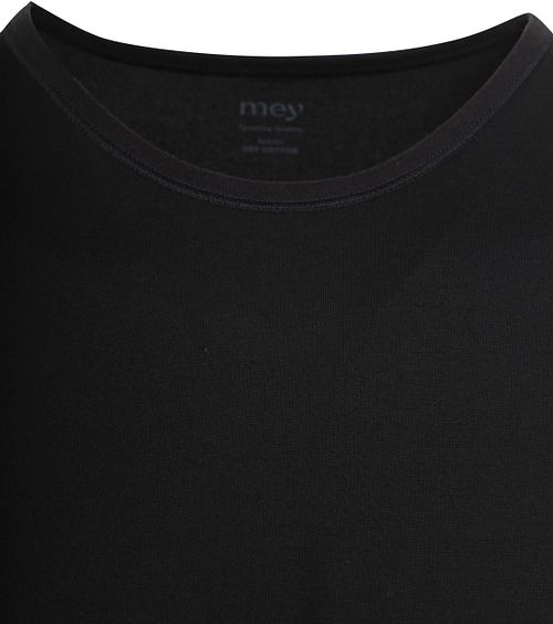 Mey Dry Cotton T-Shirt z okrągłym dekoltem czarny Product
