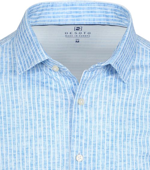 DESOTO Hemd Kent Monochrome Streifen Blau Product / Detail