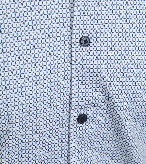 Desoto Hemd Print Lichtblauw Product / Detail