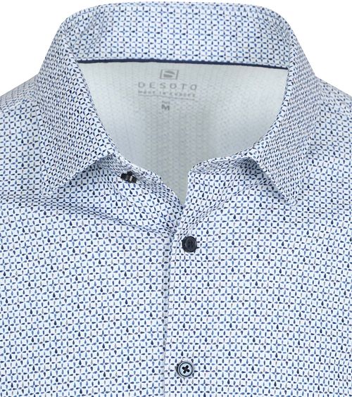 Desoto Skjorte Med Mønster Lyseblå Product / Detail