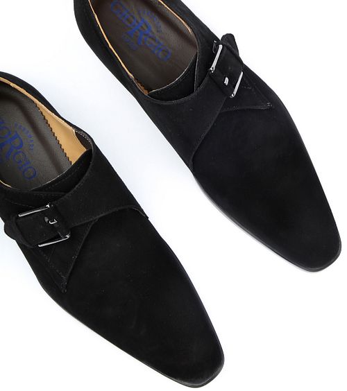 Giorgio Amalfi Schoen Suede Zwart Product / Detail