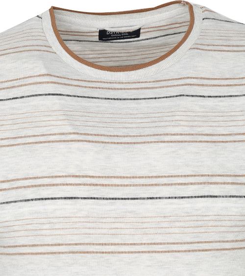 Camiseta a rayas Dstrezzed gris claro Product / Detail