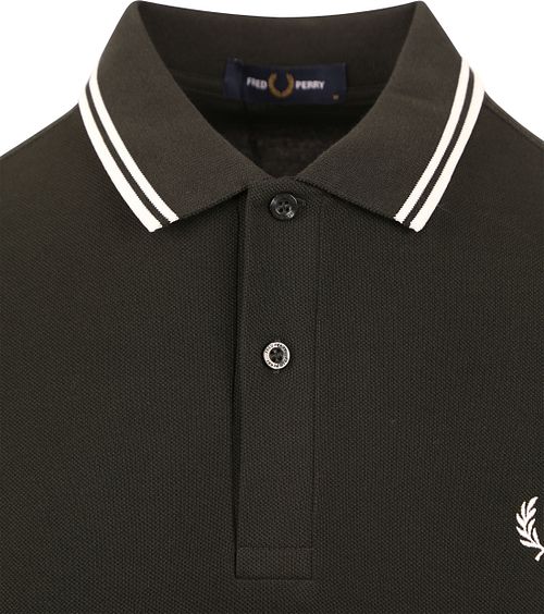Fred Perry langermet polo i mørkegrønn T50 Product / Detail