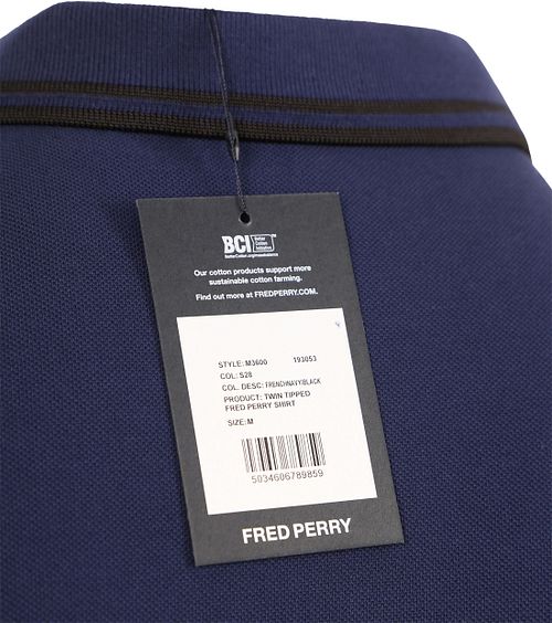 Fred Perry Polo M3600 Donkerblauw S28 Product / Detail
