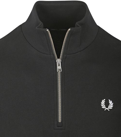 Fred Perry Pull Col Camionneur Noir Product / Detail