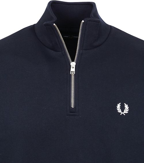 Fred Perry Pull Demi-Zip Bleu Navy Product / Detail