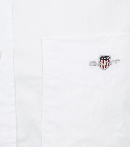 Gant Casual Overhemd Poplin Wit Product / Detail