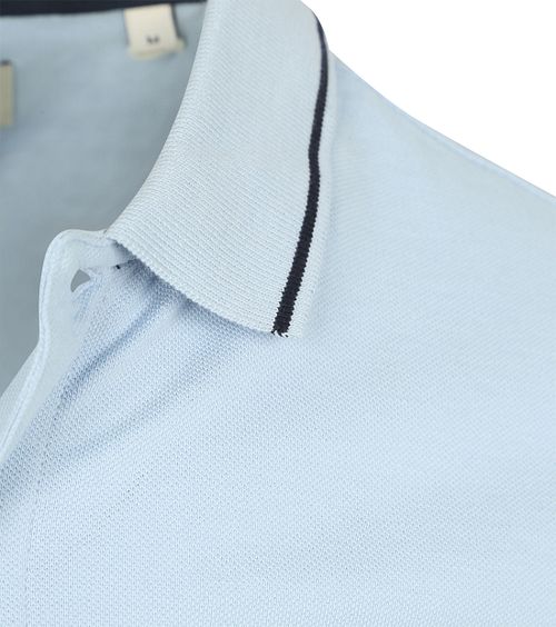 Gant Tipping Piquet Poloshirt Lyseblå Product / Detail