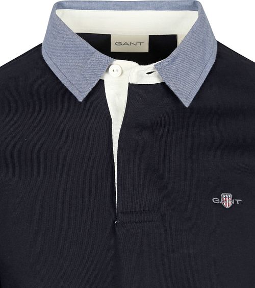 Gant Polo Heavy Rugger Shield Marine Product / Detail