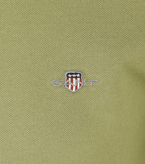 Gant Shield Piqué Polo Shirt Light Green Product / Detail