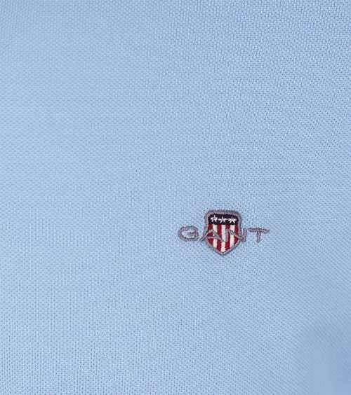 Gant Shield Piqué Poloshirt Hellblau Product / Detail