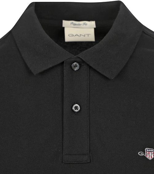 Gant Shield Piqué Poloshirt Schwarz Product / Detail