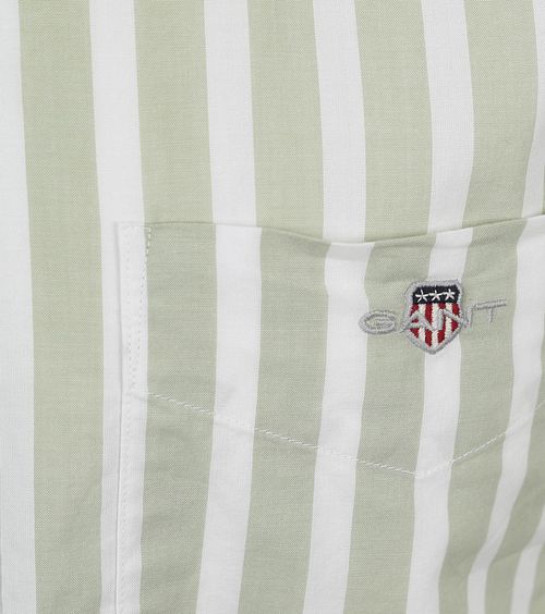 Gant College Shirt Stripe Light Green Product / Detail