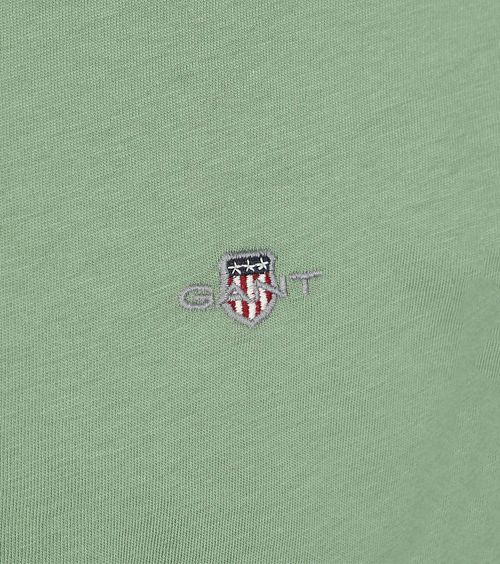 Gant T-shirt Shield Logo Green Product / Detail