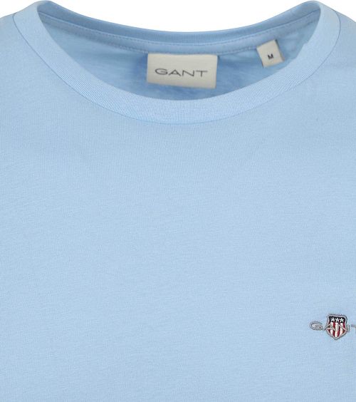 Gant t-skjorte Shield Logo i lyseblå Product / Detail