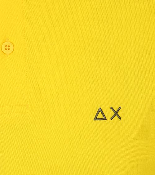 Sun68 Poloshirt Small Stripe Collar Gelb Product / Detail