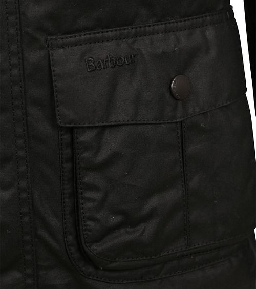 Giacca cerata Barbour Corbridge nera Product / Detail