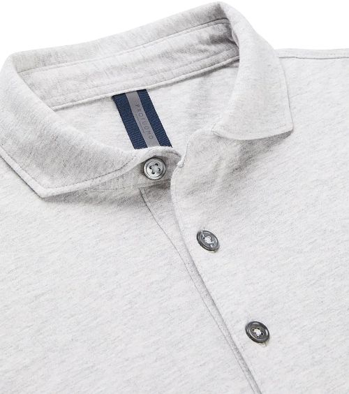 Profuomo Långärmad Piké Grå Melange Product / Detail