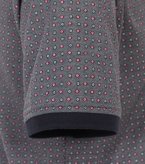 CASAMODA Polo Print Grå Multi Product / Detail