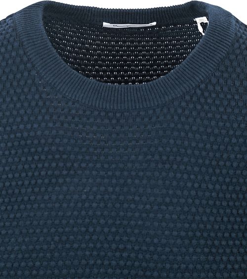 KnowledgeCotton Apparel Sweter Vagn granatowy Product / Detail